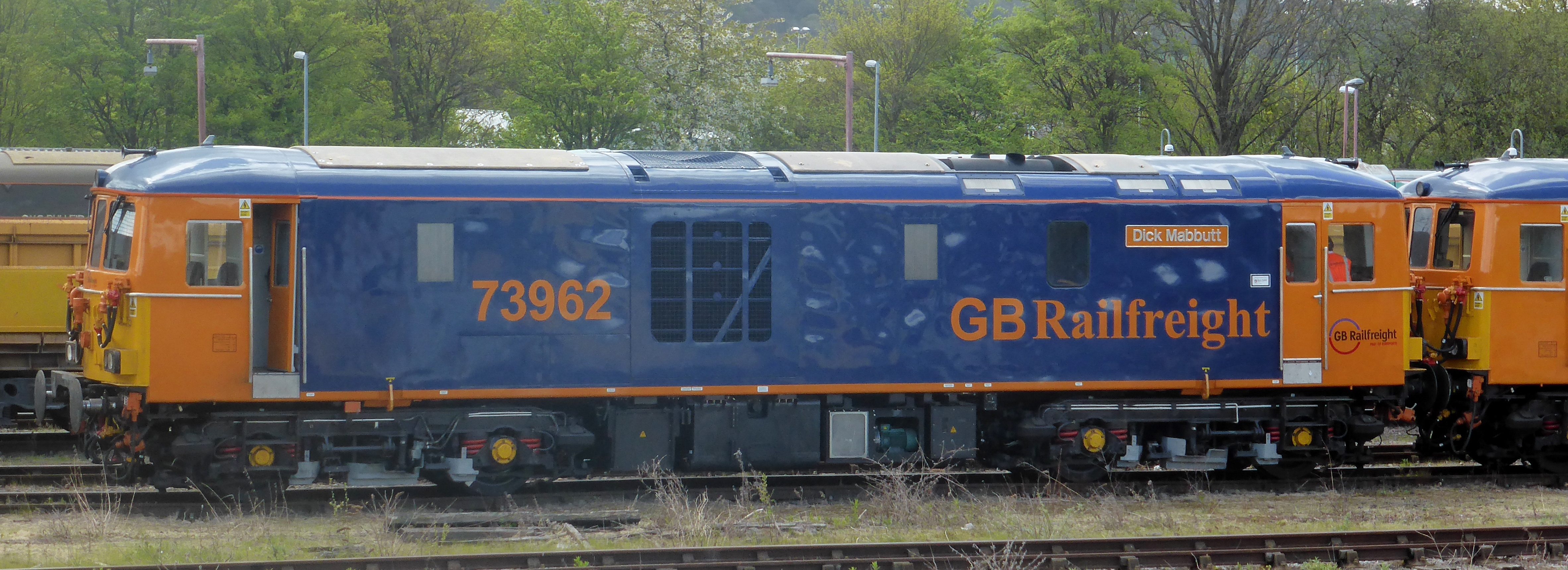 GBRf Class 73/9 No. 73962 'Dick Mabbutt' at Tonbridge West Yard